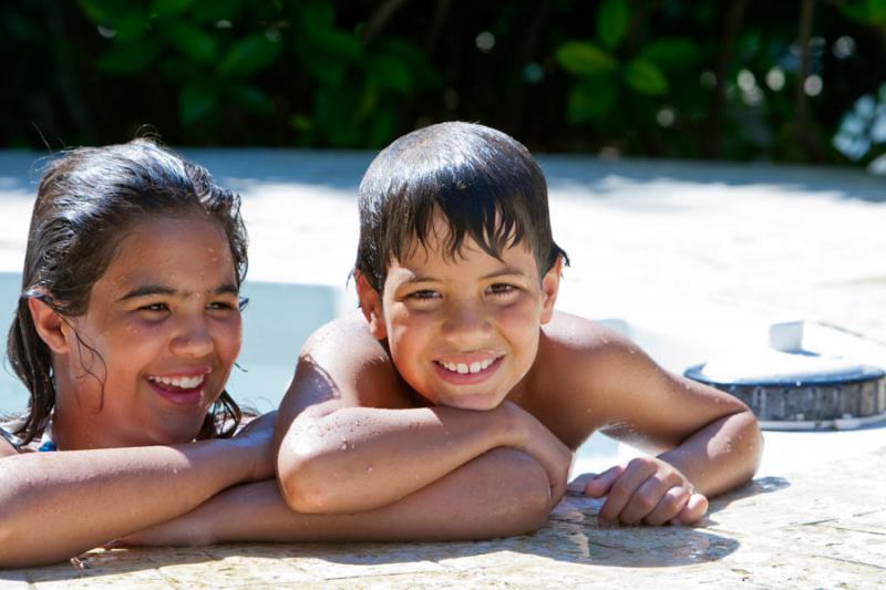 NiÃ±os Sonriendo, Santa Marta, Magdalena, Colomb...