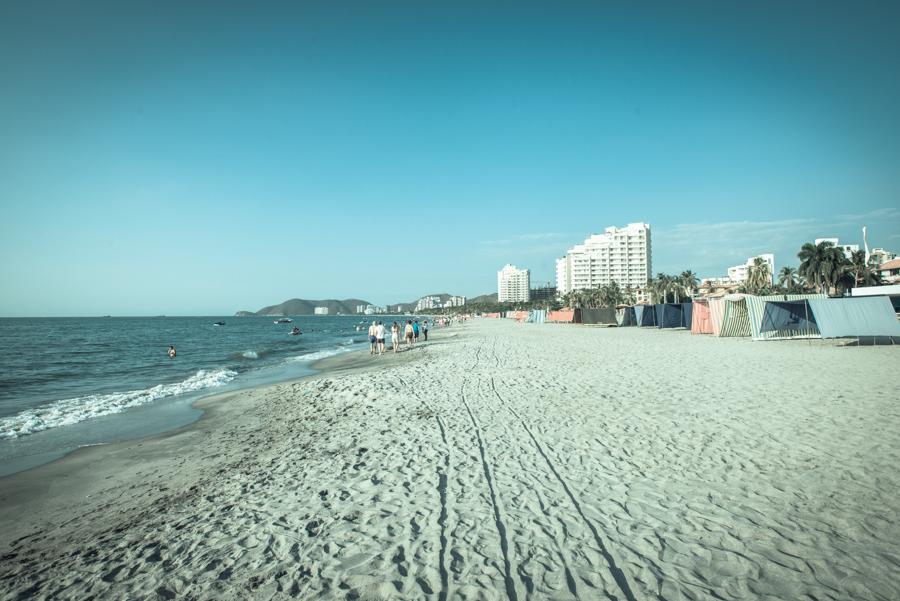 Playa Bello Horizonte, Santa Marta, Magdalena, Col...