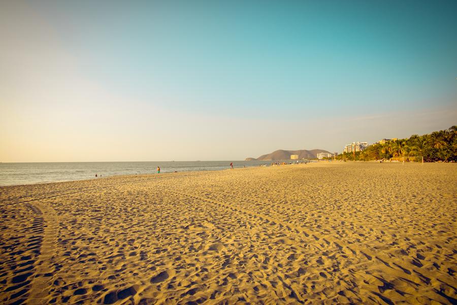 Playa Bello Horizonte, Santa Marta, Magdalena, Col...