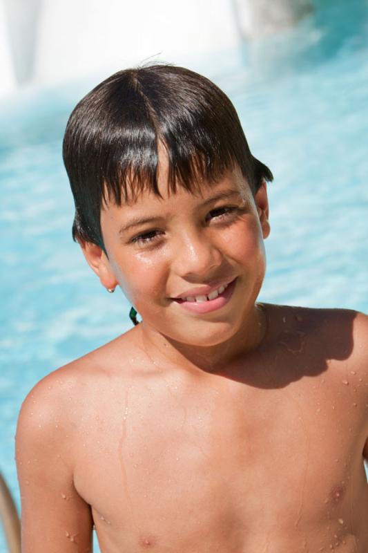 Primer Plano de un NiÃ±o, Santa Marta, Magdalena...