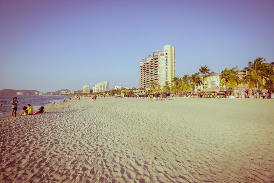 Playa Bello Horizonte, Santa Marta, Magdalena, Col...