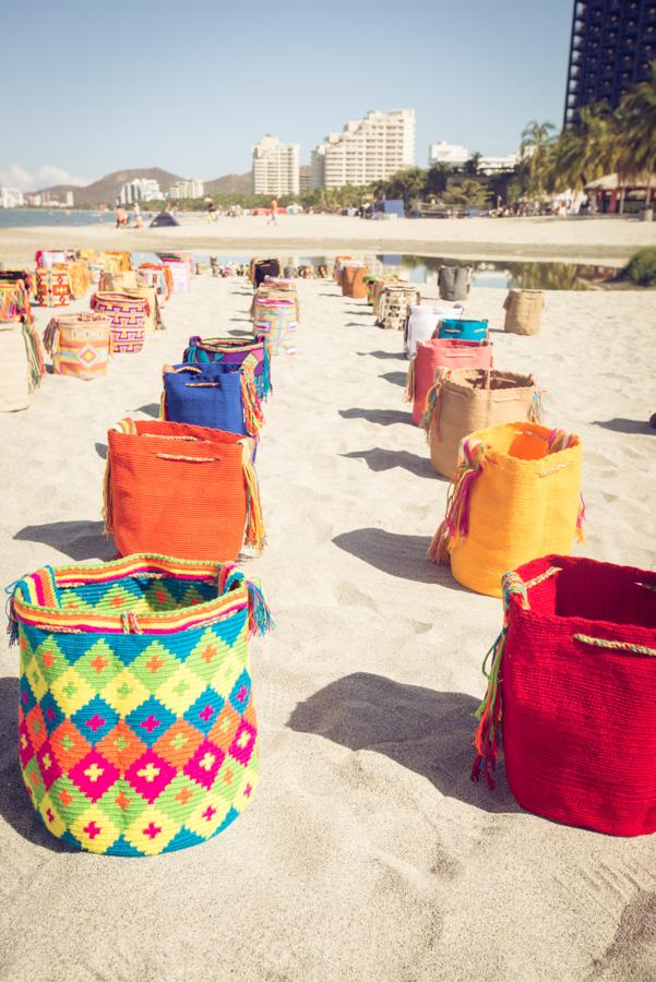 Mochilas Wayuu, Playa Bello Horizonte, Santa Marta...