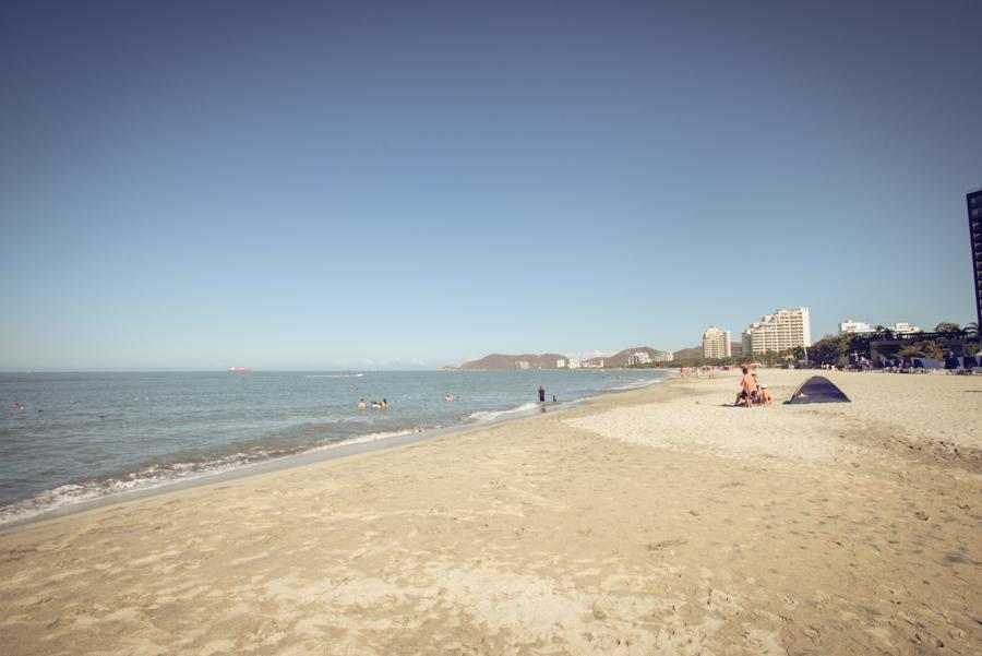 Playa Bello Horizonte, Santa Marta, Magdalena, Col...