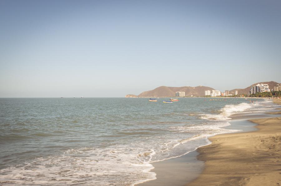 Playa Bello Horizonte, Santa Marta, Magdalena, Col...