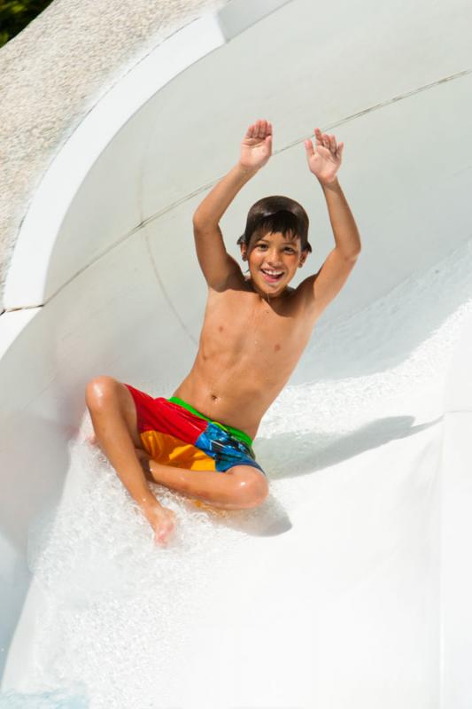 NiÃ±o en un Toboga, Santa Marta, Magdalena, Colo...