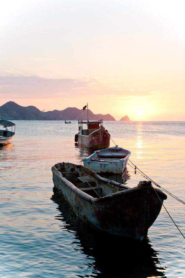 Embarcaciones en Playa Grande, Taganga, Santa Mart...