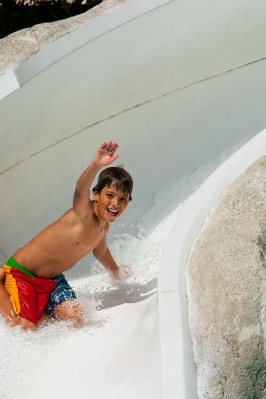 NiÃ±o en un Toboga, Santa Marta, Magdalena, Colo...