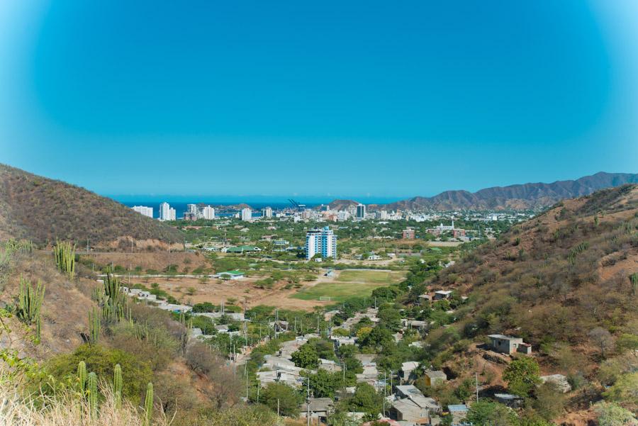 Panoramica de la Ciudad de Santa Marta, Magdalena,...