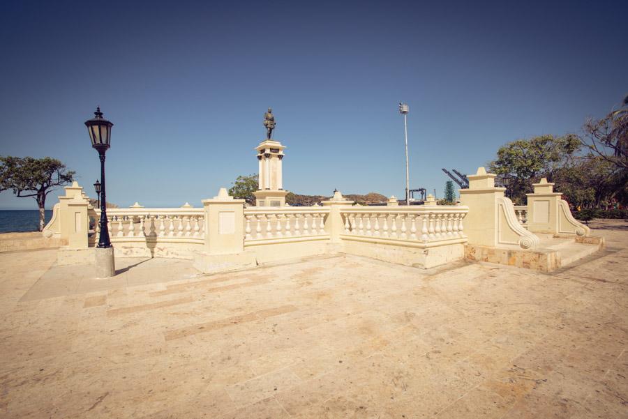 Estatua Rodrigo de Bastidas, Santa Marta, Magdalen...