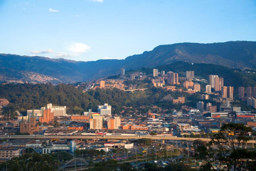 Panoramica de la Ciudad de Medellin, Antioquia, Co...