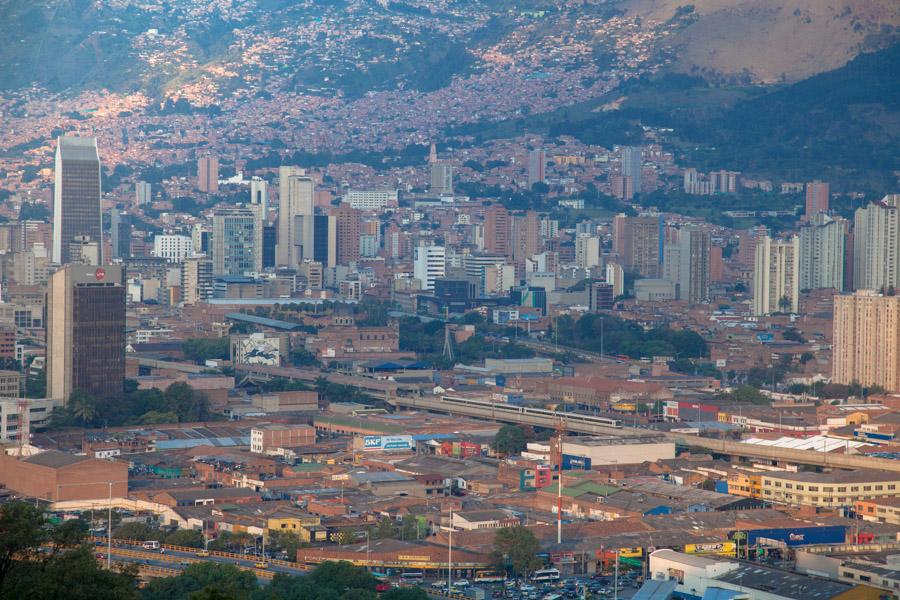 Panoramica de la Ciudad de Medellin, Antioquia, Co...