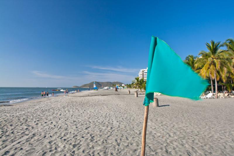 SeÃ±alizacion en el Rodadero, Santa Marta, Magda...