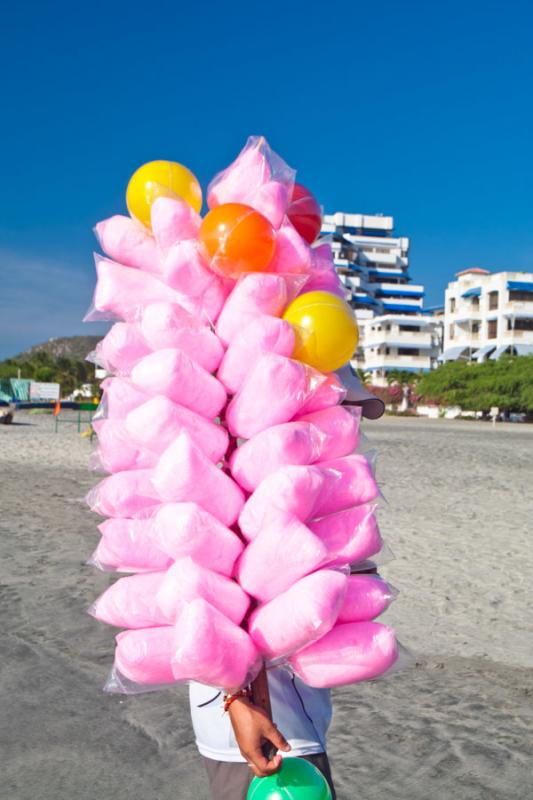 Vendedor en El Rodadero, Santa Marta, Magdalena, C...