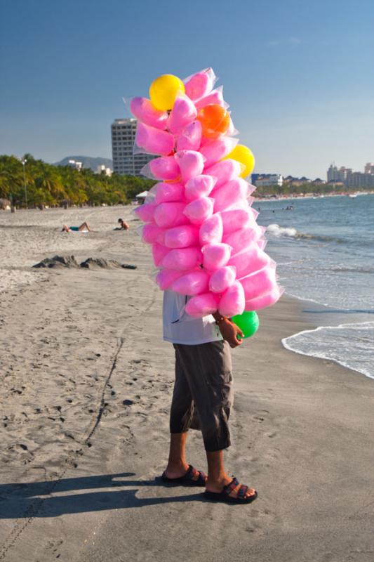 Vendedor en El Rodadero, Santa Marta, Magdalena, C...