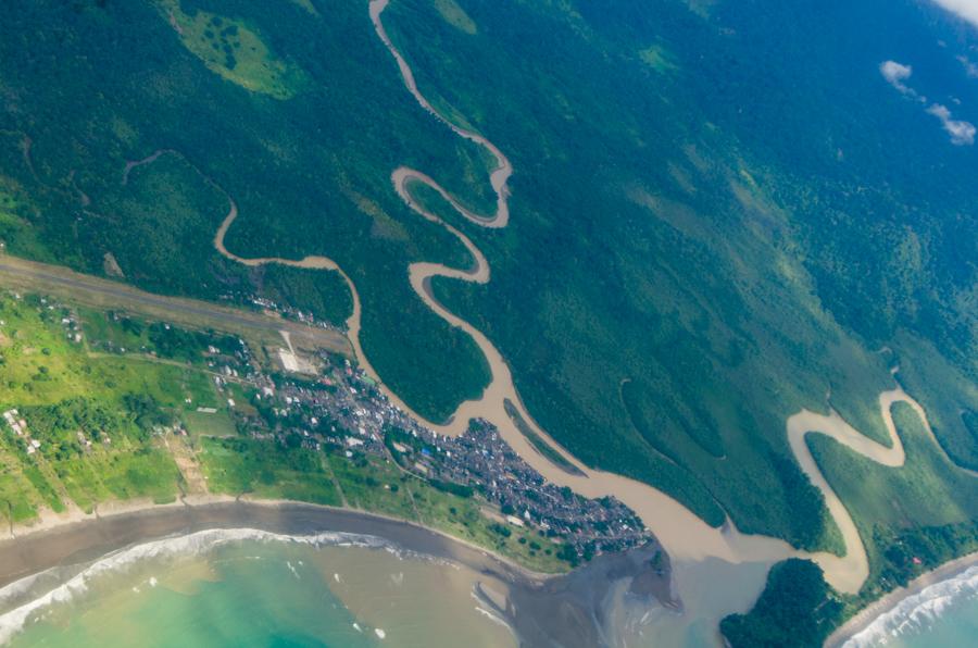 Panoramica de Nuqui, Choco, Quibdo, Colombia