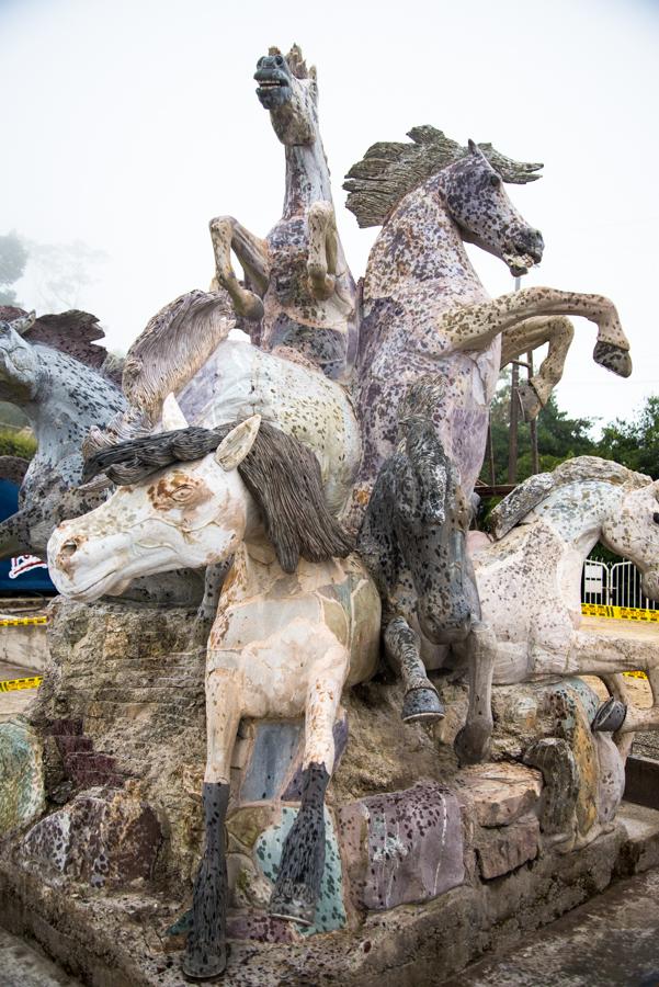 Escultura Caras de Caballos, Mirador Turistico la ...