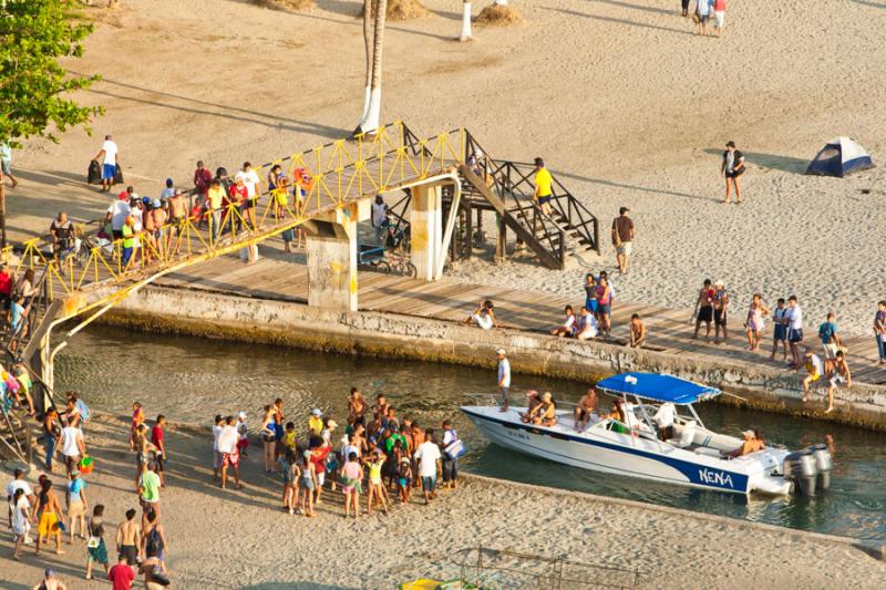 Muelle del Rodadero, Santa Marta, Magdalena, Colom...