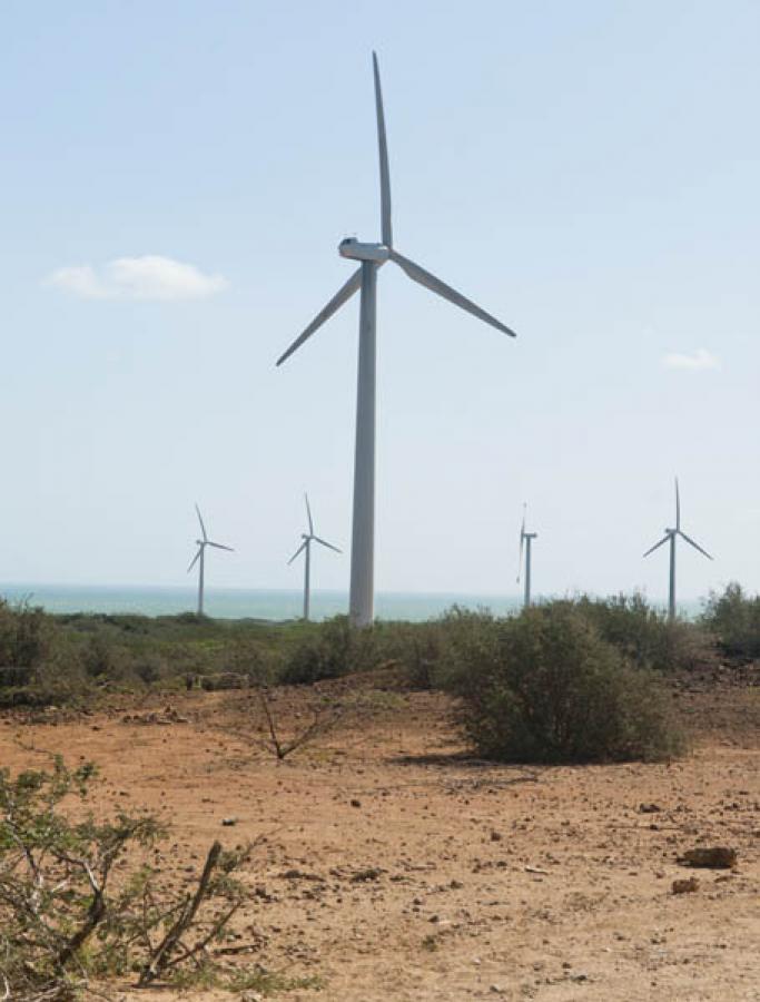 Parque Eolico Jeripachi, Guajira, Colombia