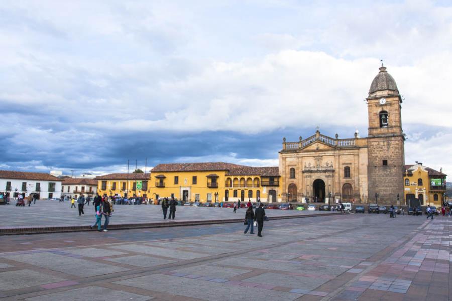 Plaza de Bolivar, Chiquinquira, Boyaca, Colombia