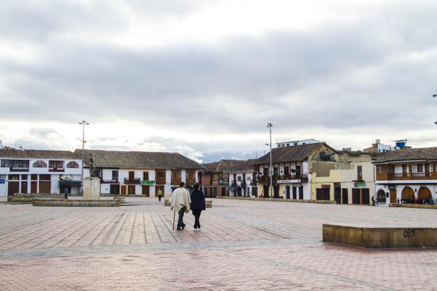 Plaza de Bolivar, Chiquinquira, Boyaca, Colombia