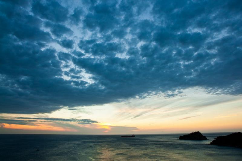 Atardecer en el Rodadero, Santa Marta, Magdalena, ...