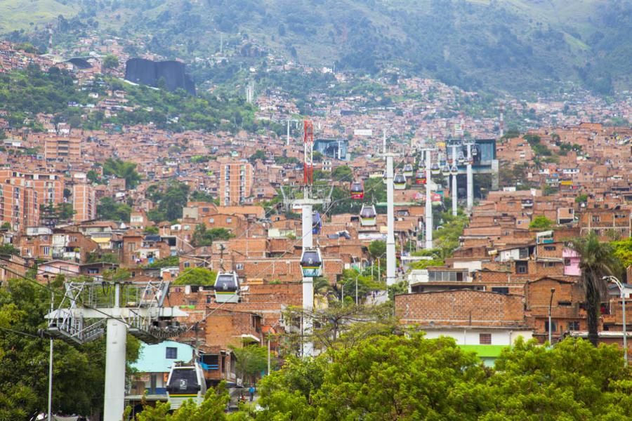 Metrocable, Medellin, Antioquia, Colombia