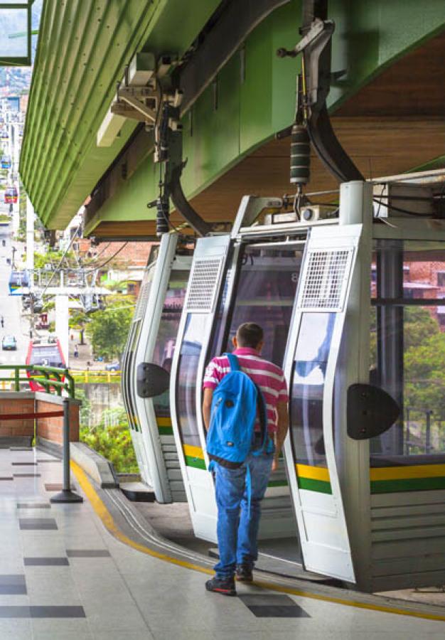 Metrocable, Medellin, Antioquia, Colombia