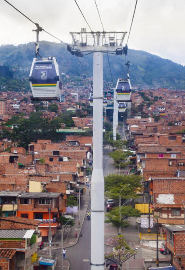 Metrocable, Medellin, Antioquia, Colombia