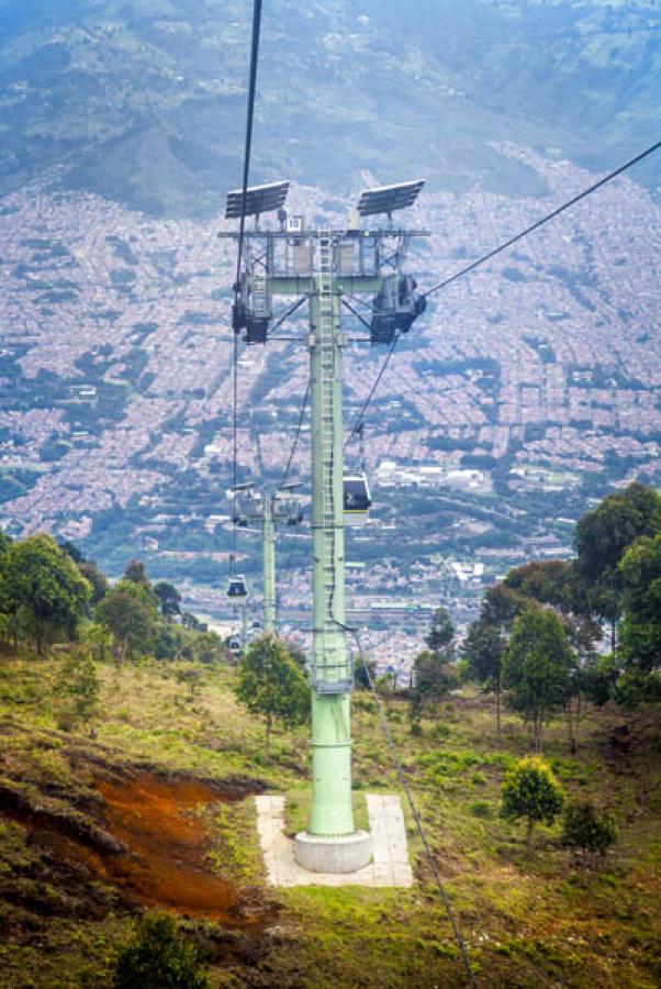 Metrocable, Medellin, Antioquia, Colombia