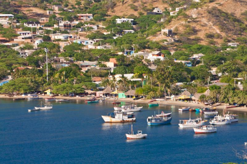 Playa Grande, Taganga, Santa Marta, Magdalena, Col...