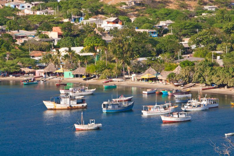 Playa Grande, Taganga, Santa Marta, Magdalena, Col...