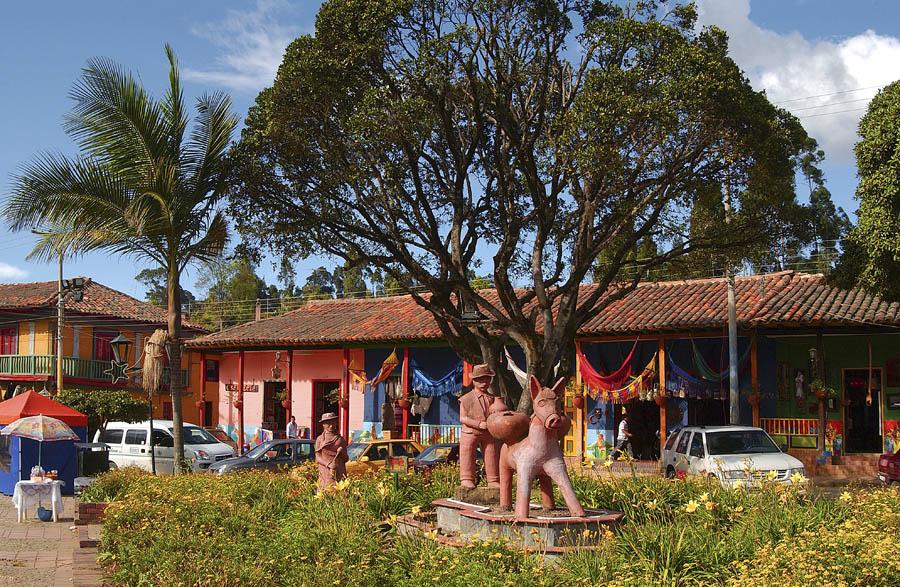 Plaza De Raquira, Provincia De Ricaurte, Boyaca, C...