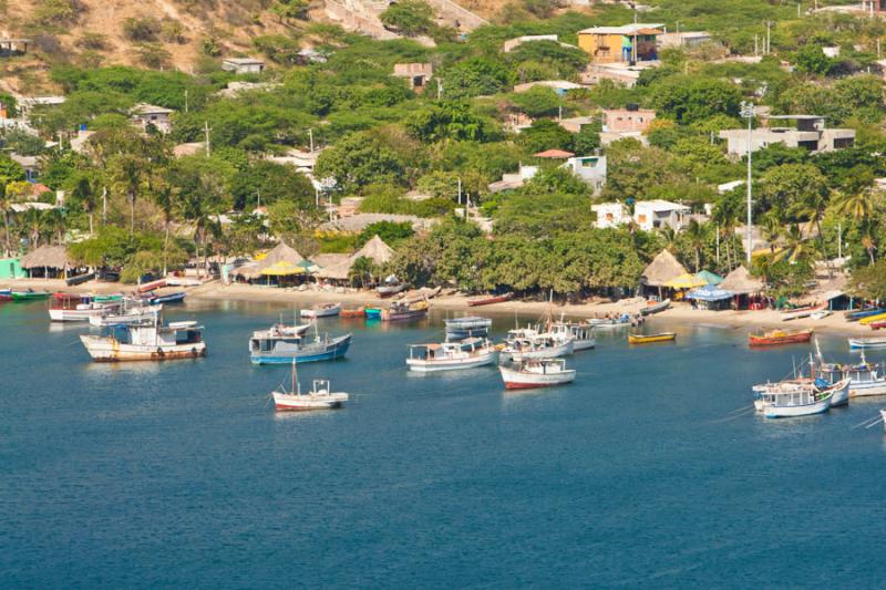 Playa Grande, Taganga, Santa Marta, Magdalena, Col...