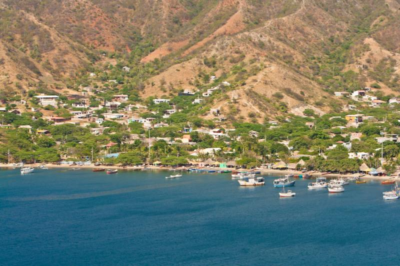 Playa Grande, Taganga, Santa Marta, Magdalena, Col...