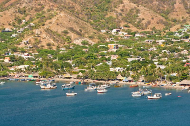 Playa Grande, Taganga, Santa Marta, Magdalena, Col...