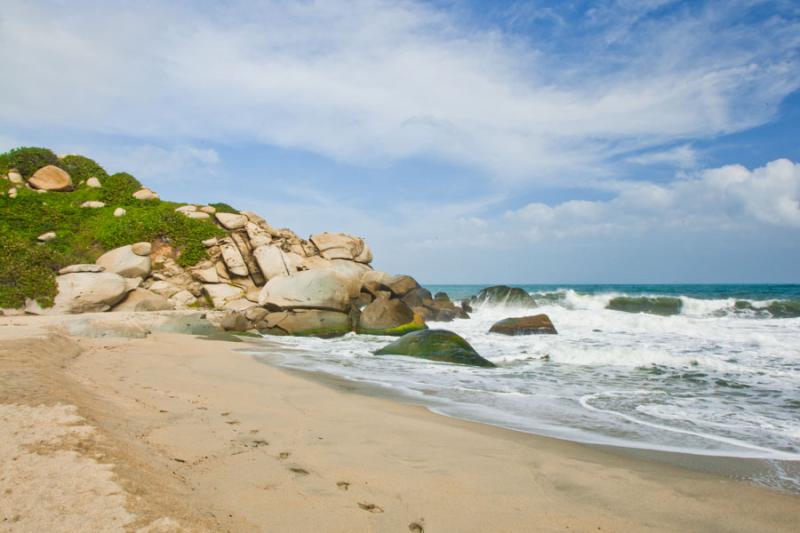 Playa Arrecife, Parque Nacional Tayrona, Santa Mar...