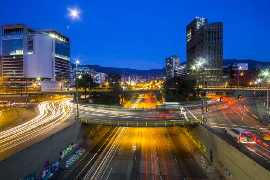 Avenida San Juan, Medellin, Antioquia, Colombia, S...