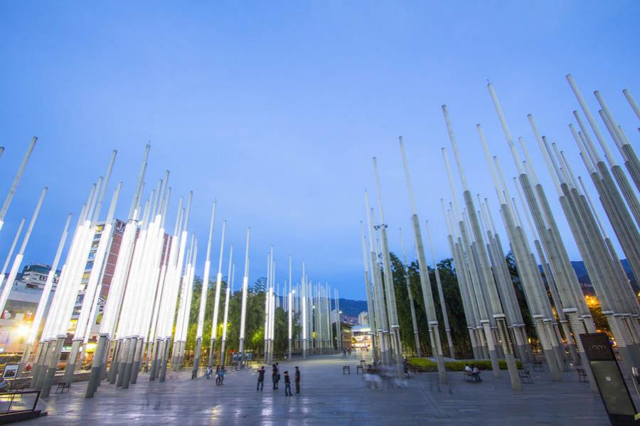 Plaza De Cisneros, Medellin, Antioquia, Colombia