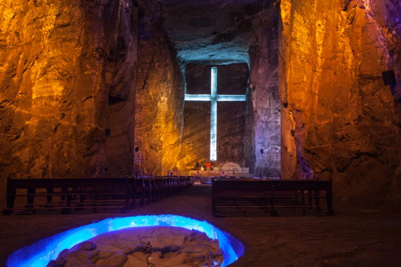 Altar de la Catedral de Sal, Zipaquira, Cundinamar...