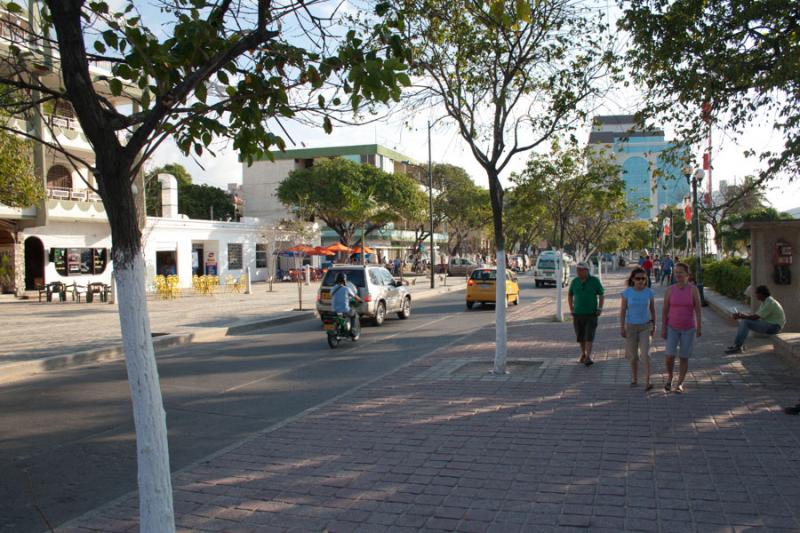 Calle de la Ciudad de Santa Marta, Magdalena, Colo...