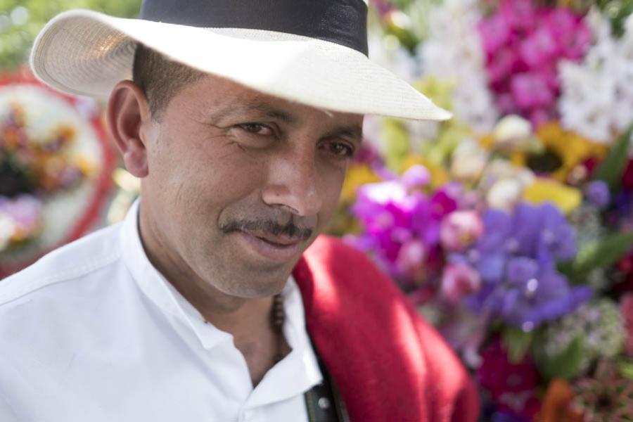 Silletero, Feria De Flores, Medellin, Antioquia, C...