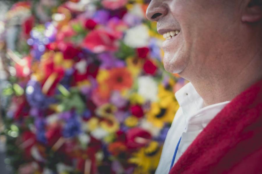 Silletero, Feria De Flores, Medellin, Antioquia, C...