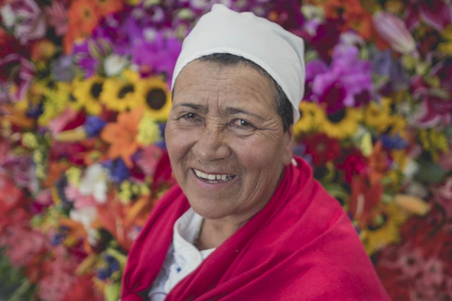 Silletera, Feria De Flores, Medellin, Antioquia, C...