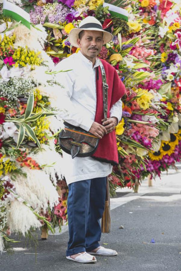 Silletero, Feria De Flores, Medellin, Antioquia, C...