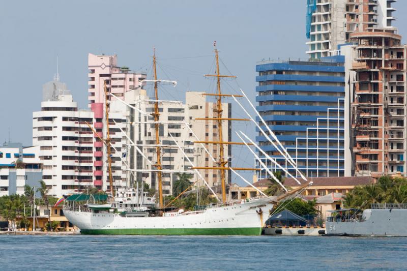 Buque Gloria, Bocagrande, Cartagena, Bolivar, Colo...