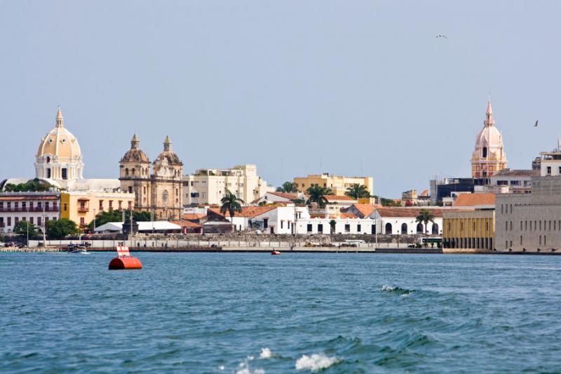 Bahia de Cartagena, Ciudad Amurallada, Bolivar, Co...