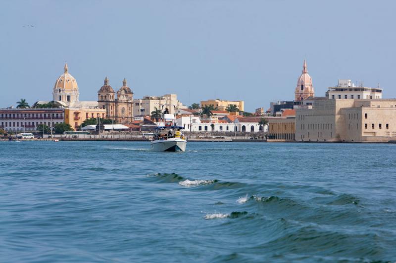 Bahia de Cartagena, Ciudad Amurallada, Bolivar, Co...