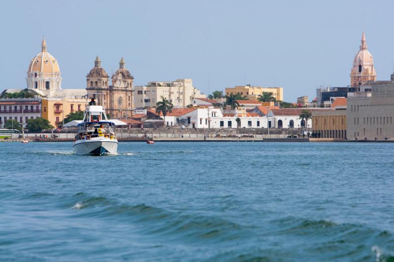 Bahia de Cartagena, Ciudad Amurallada, Bolivar, Co...