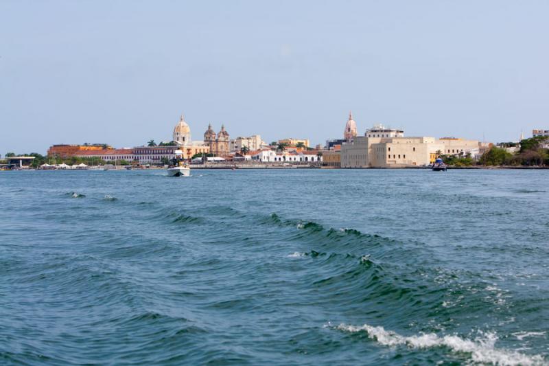 Bahia de Cartagena, Ciudad Amurallada, Bolivar, Co...