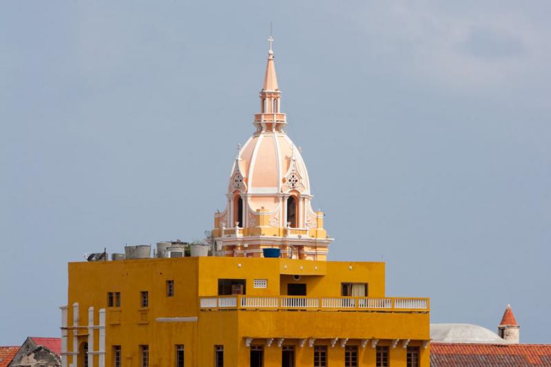 Iglesia Catedral, Ciudad Amurallada, Cartagena, Bo...